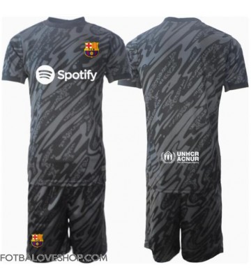 Barcelona Brankářské Dětské Alternativní Dres 2024-25 Krátký Rukáv (+ trenýrky)